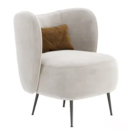 Upholstered wingback chair